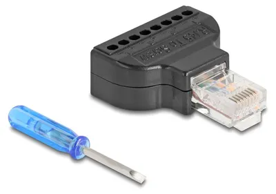 Immagine prodotto di Connettore per adattatore di rete Delock - RJ-45 (maschio)