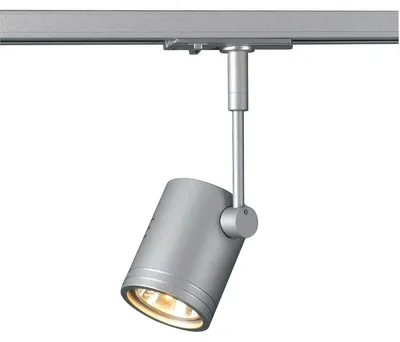 Immagine prodotto di SLV Bima I 143442 High voltage mounting rail light 1-phase GU10 50 W HV halogen Silver