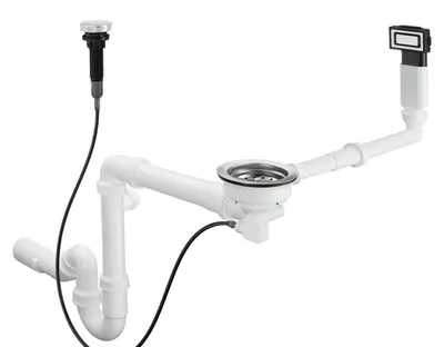 Produktbild von HANSGROHE 43932800 Ab- und Überlaufgarnitur BSO mit