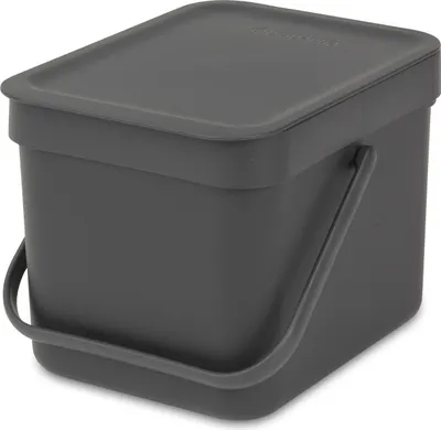 Produktbild von Brabantia - Abfallbehälter 'Sort & Go', 6 L,Farbe:grau, 109720
