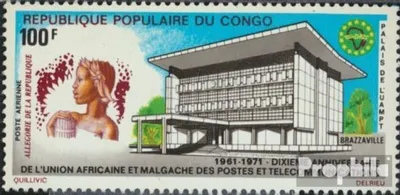 Produktbild von Briefmarken Kongo (Brazzaville) 1971 Mi 332 (kompl.Ausg.) postfrisch Post und Fernmeldeunion