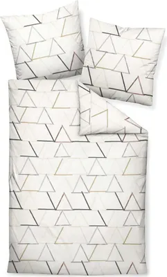 Produktbild von Janine Design Feinbiber Bettwäsche-Garnitur DAVOS 65109 Farbe mineralblau-06 Größe 200X200+2x80x80cm