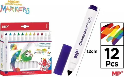 Image de Marqueurs Magic Chameleon 12 couleurs