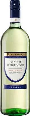 Produktbild von Rietburg Wappen - Pfalz Grauer Burgunder QbA halbtrocken 1 L 12%