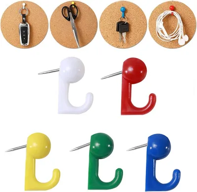 Produktbild von Daumennägel 50 Stück, bunt, 2,5 cm, für Pinnwände, für Schule