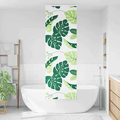 Immagine prodotto di Tenda a Rullo Doccia con Cassonetto 70x240 cm Larghezza Tessuto