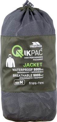 Obrázok produktu pre Trespass uni bunda do dažďa Qikpac X TP4773 (XL) (moss green)