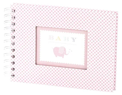 Produktbild von RÖSSLER Fotoalbum Baby Girl rosa 40x195x145mm