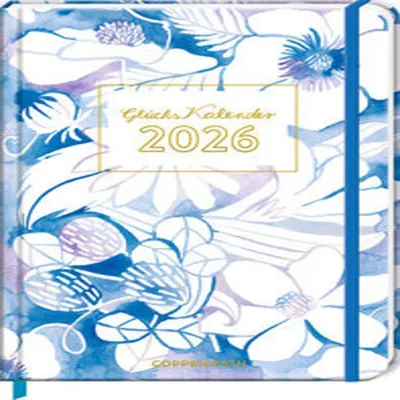 Produktbild von GlücksKalender 2026 - Blumen (All about blue)