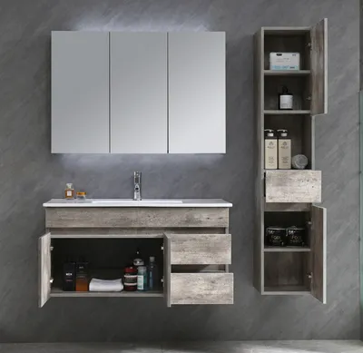 Produktbild von Badmöbel Set BELLUNO Grau