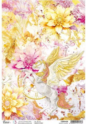 Immagine prodotto di Ethereal - Filo di paglia con motivo "Pegasus", DIN A4