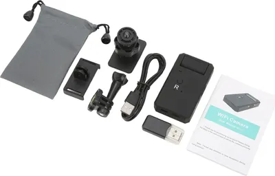 Obrázek produktu pro HD mini WIFI IP sportovní kamera, infračervená noční vidění širokoúhlá videokamera s pevným držákem pro nahrávání jízd venku
