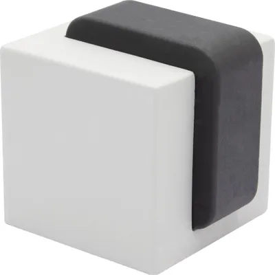 Produktbild von WAGNER Türstopper BETON CUBE MEDIUM - 40 x 40 x 45 mm, aus Beton grau, Kautschuk schwarz, inkl. Montagematerial - 15518611
