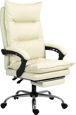 Produktbild von Vinsetto Bürostuhl Ergonomisch Schreibtischstuhl mit Liegefunktion, Fußstütze