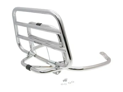 Immagine prodotto di Portapacchi / Top Case portapacchi OEM pieghevole cromo per Vespa Primavera / Sprint