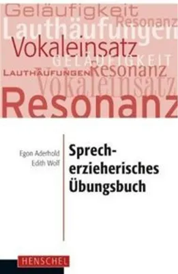 Produktbild von Sprecherzieherisches Übungsbuch