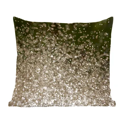 Produktbild von MuchoWow® Zierkissen Sofakissen Wohnzimmer Dekokissen 40x40 cm Glitzer - Abstrakt - Design - Foto Kissen - Schlafzimmer Dekoration