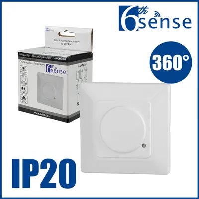 Produktbild von Bewegungsmelder mit Mikrowellen Radar HF Bewegungs Sensor LED Unterputz 360 ° DE