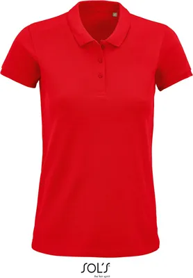 Immagine prodotto di SOLs 03575 | Polo da donna, Planet Women Polo Shirt, 100% Cotonelogico - Colore: Rosso - Taglia: L