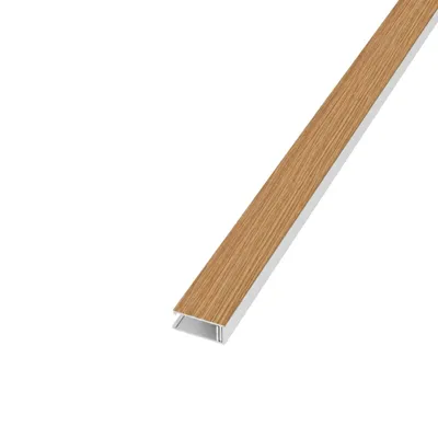 Zdjęcie produktu dla Listwa końcowa PVC Dąb Lancelot 290 cm do paneli elewacyjnych