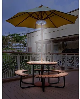 Drahtlose 28 LED Regenschirmlampe mit Dimmfunktion