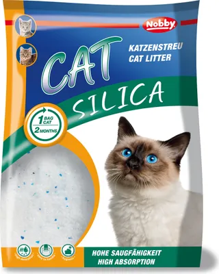 Produktbild von Nobby Cat Silica Katzenstreu, Inhalt: 2,25 kg / 5 l