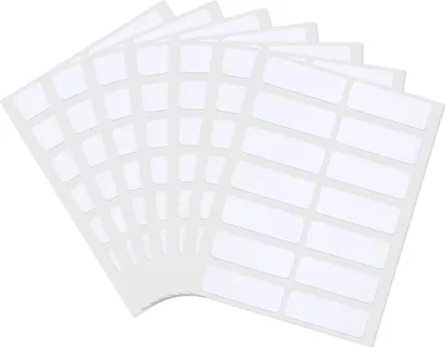 Produktbild von 336 Stück selbstklebende Etiketten 12 x 36 mm Etiketten zum Beschriften für Büro und Küche, einschließlich Tiefkühl-Etiketten