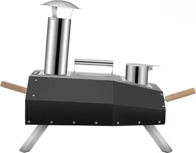 Image de Four à pizza gastronomique - Acier inoxydable - Pour l'extérieur - Fonction barbecue