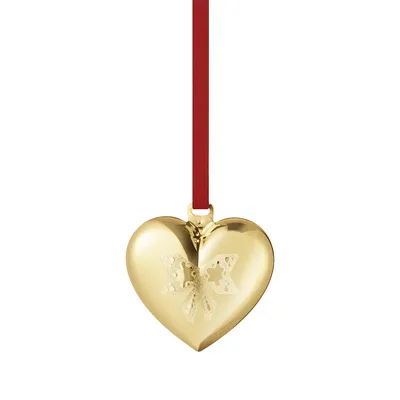 Immagine prodotto di Georg Jensen Decorazione per albero di Natale Cuore da collezione 2022 - Oro
