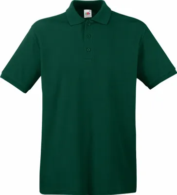 Produktbild von Fruit Of The Loom Premium Herren Polo-Shirt, Kurzarm BC1381 (XL) (Tannengrün)