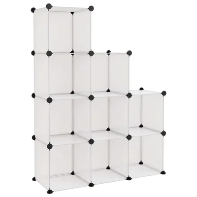 Image de Cubes de rangement 9 pcs Transparent PP