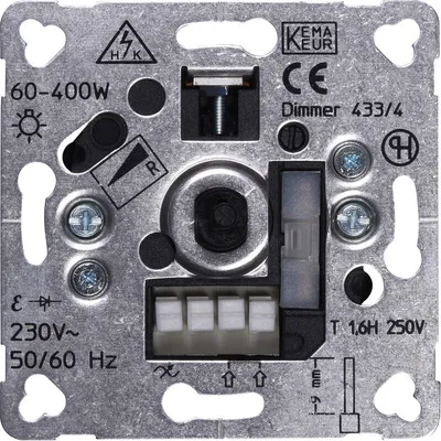 Produktbild von Dreh-Dimmer-Einsatz R,L 60-400W passt Berker Gira Jung Peha Drehdimmer