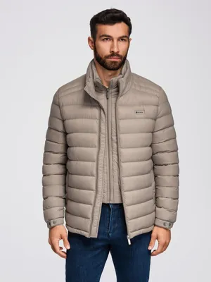 Obrázok produktu pre Ombre Clothing Pánska zimná bunda Tuidraki tmavo béžová S