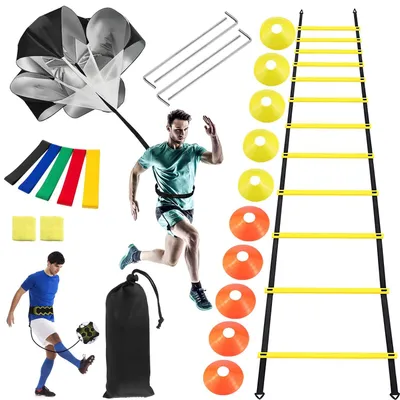 Immagine prodotto di Solidchoice - Kit di allenamento per il calcio con 21 accessori per migliorare la coordinazione