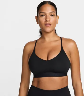 Produktbild von Nike Indy Sport-BH - Schwarz Schwarz L
