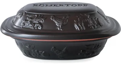 Produktbild von RÖMERTOPF Bräter Rustico 1 Pers. schwarz 114821 4043891113226