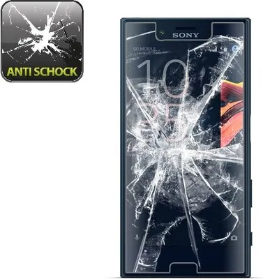 Produktbild von 2x Panzerfolie für Sony Xperia X Compact ANTI-SCHOCK Displayschutzfolie HD KLAR
