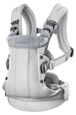 Productafbeelding van BabyBjörn Baby draagzak Harmony, 3D-netstof, zilver