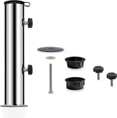 osoltus "osoltus Edelstahl Universal Standrohr zu Granit Schirmständer 30/40kg"