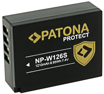 Produktbild von PATONA Akku für Fuji NP-W126S 1210mAh Li-Ion Schutz