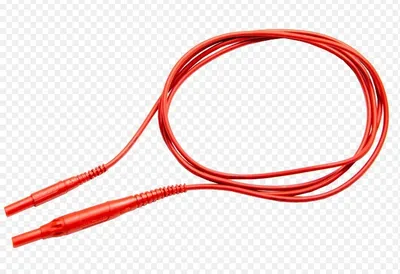 Immagine prodotto di Cavo rosso da 2,2 m con connettori a banana