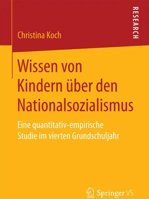 Produktbild von Wissen von Kindern über den Nationalsozialismus