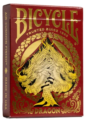 Produktbild von Bicycle® Kartendeck - Red Dragon Kartenspiel Spielkarten Pokerkarten Single Deck