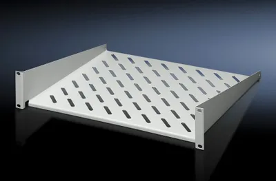 Immagine prodotto di Rittal Geräteboden 2HE Festeinbau T400mm 25kg RAL 7035