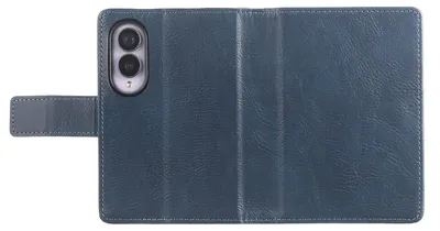 Imagen del producto de Funda abatible de lujo para Samsung Galaxy Z Fold 8, color azul oscuro