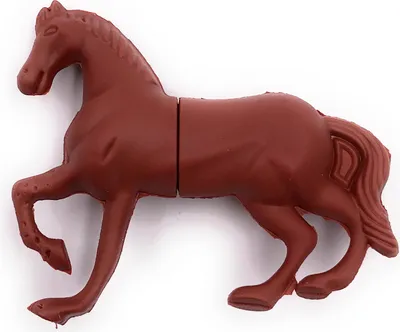 Produktbild von Onlineworld2013 Pferd Hengst Stute Fohlen Tier braun Funny USB Stick 64 GB USB 3.0