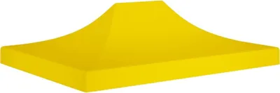 Produktbild von Möbel Partyzelt-Dach 4,5x3 m Gelb 270 g/m² - Pavillon Dächer und -Seitenteile 315374