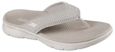 Productafbeelding van Skechers dames slippers GO WALK FLEX SANDAL-HOLLY, maten 38945-36, 38945-37, 38945-38, 38945-39, 38945-40, 38945-41, 38945-42, kleur taupe, artikelnummer SKE-141459