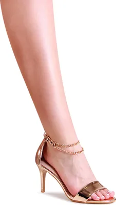 Produktbild von topschuhe24 2478 Damen Riemchen Pumps Sandaletten, Farbe:Gold, Größe:41 EU