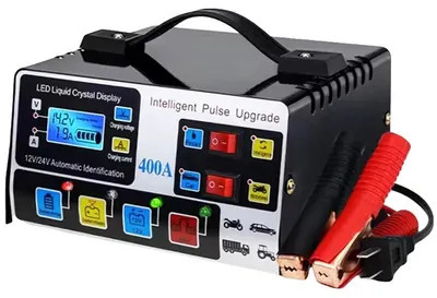 Image de Chargeur de batterie, réparation par impulsions intelligentes, charge rapide, prise européenne